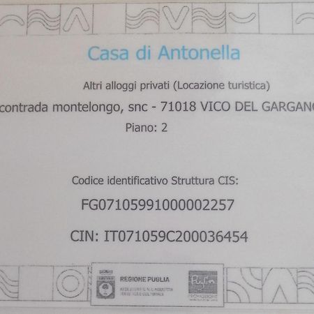 Villa La Casa Di Antonella à Vico Del Gargano Extérieur photo